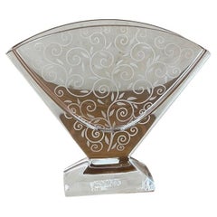 Französische Baccarat-Kristallvase des 20. Jahrhunderts, 1950er Jahre