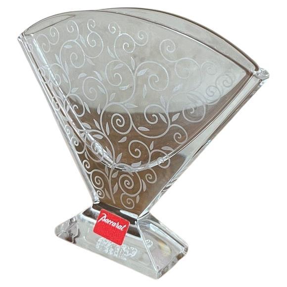 Vaso di cristallo Baccarat francese del XX secolo, anni '50 in vendita