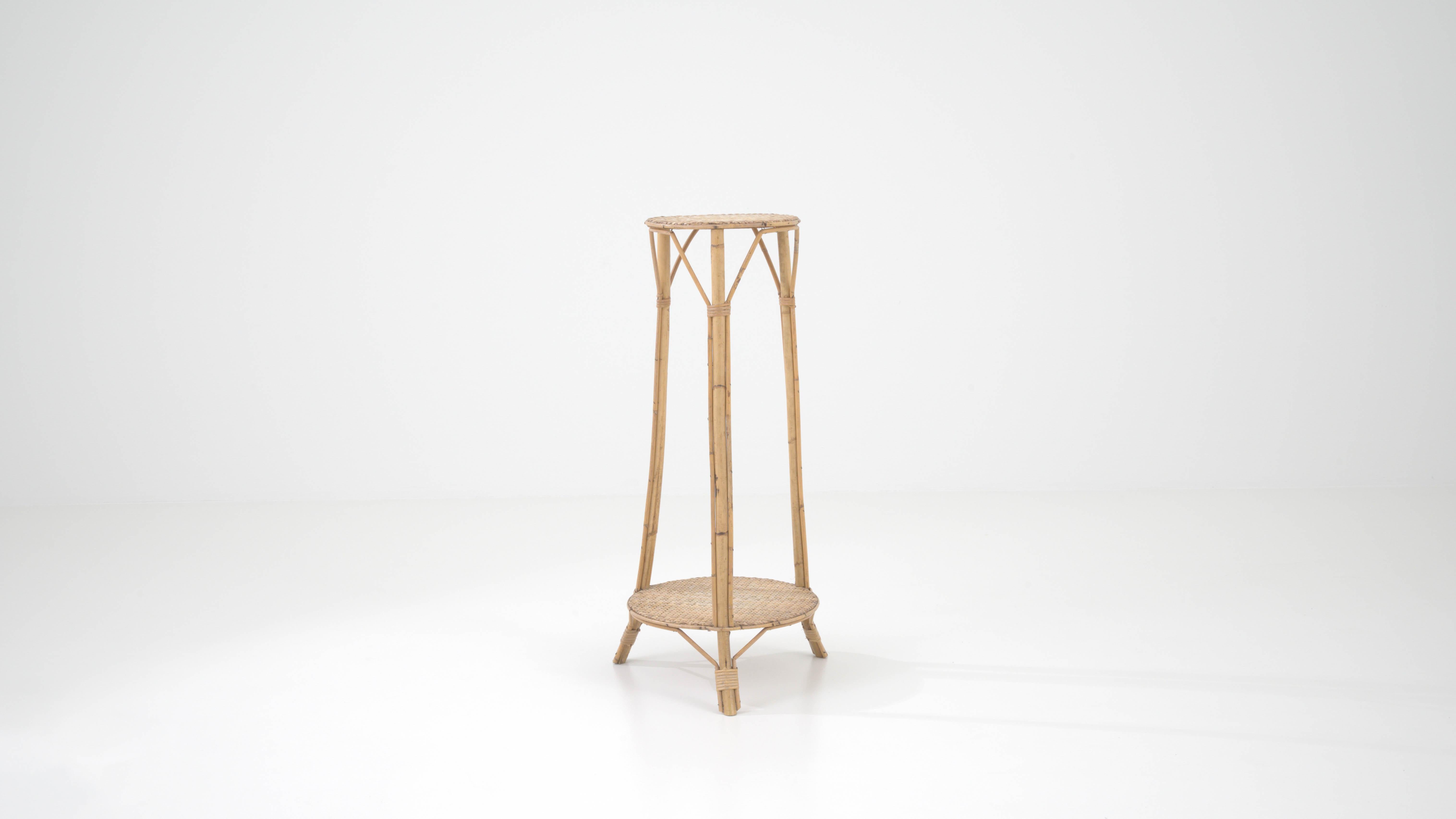 20th Century French Bamboo Side Table  For Sale 4