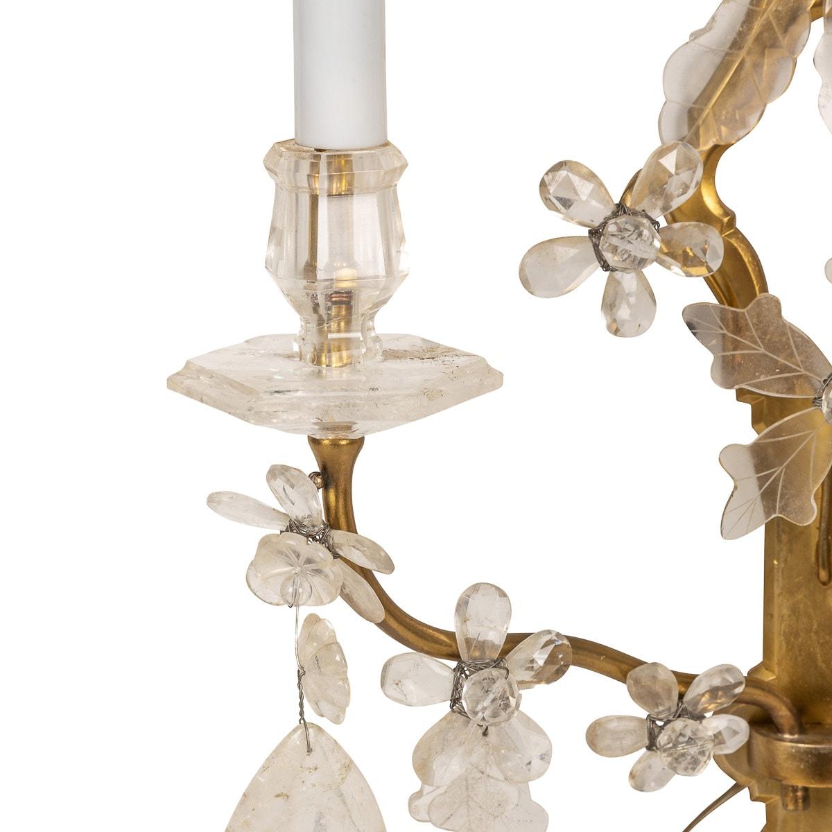 20th Century French Baroque Style D'appliques Wall Lights, Maison Bagues, c.1900 For Sale 5