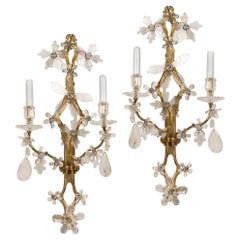 20th Century French Baroque Style D'appliques Wall Lights, Maison Bagues, c.1900