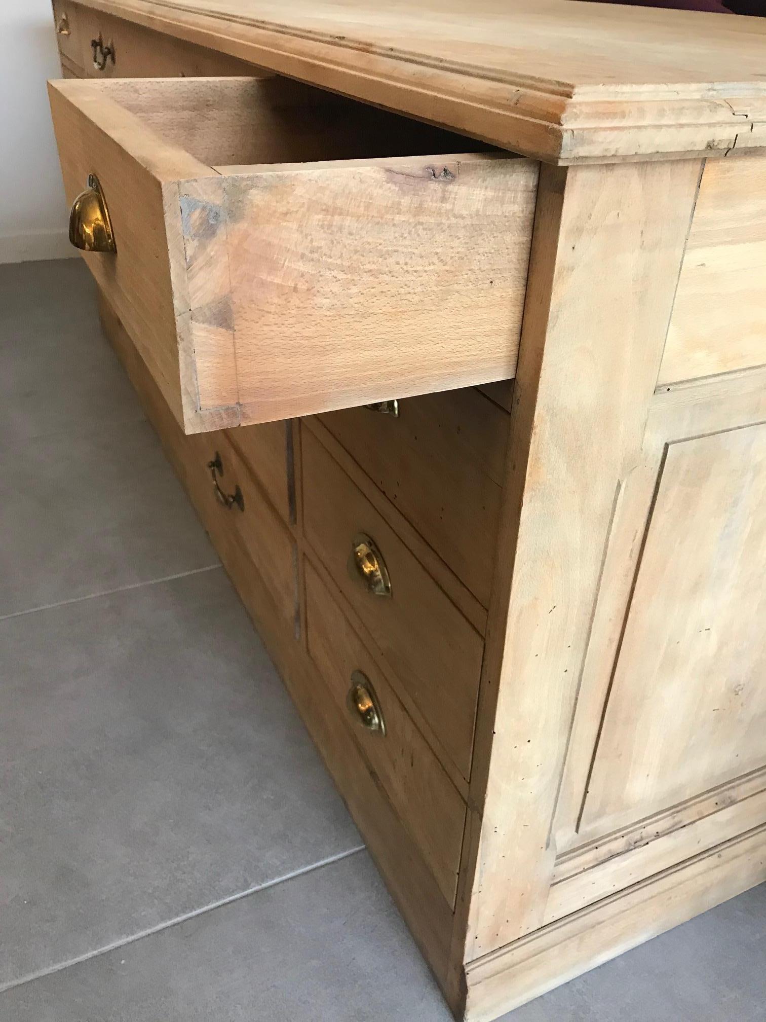 20th Century French Beech Chests of Drawer, 1920s 2