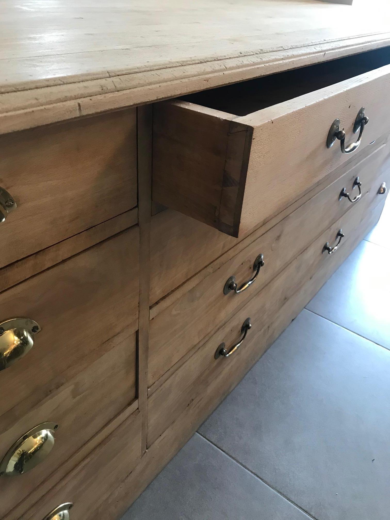 20th Century French Beech Chests of Drawer, 1920s 3