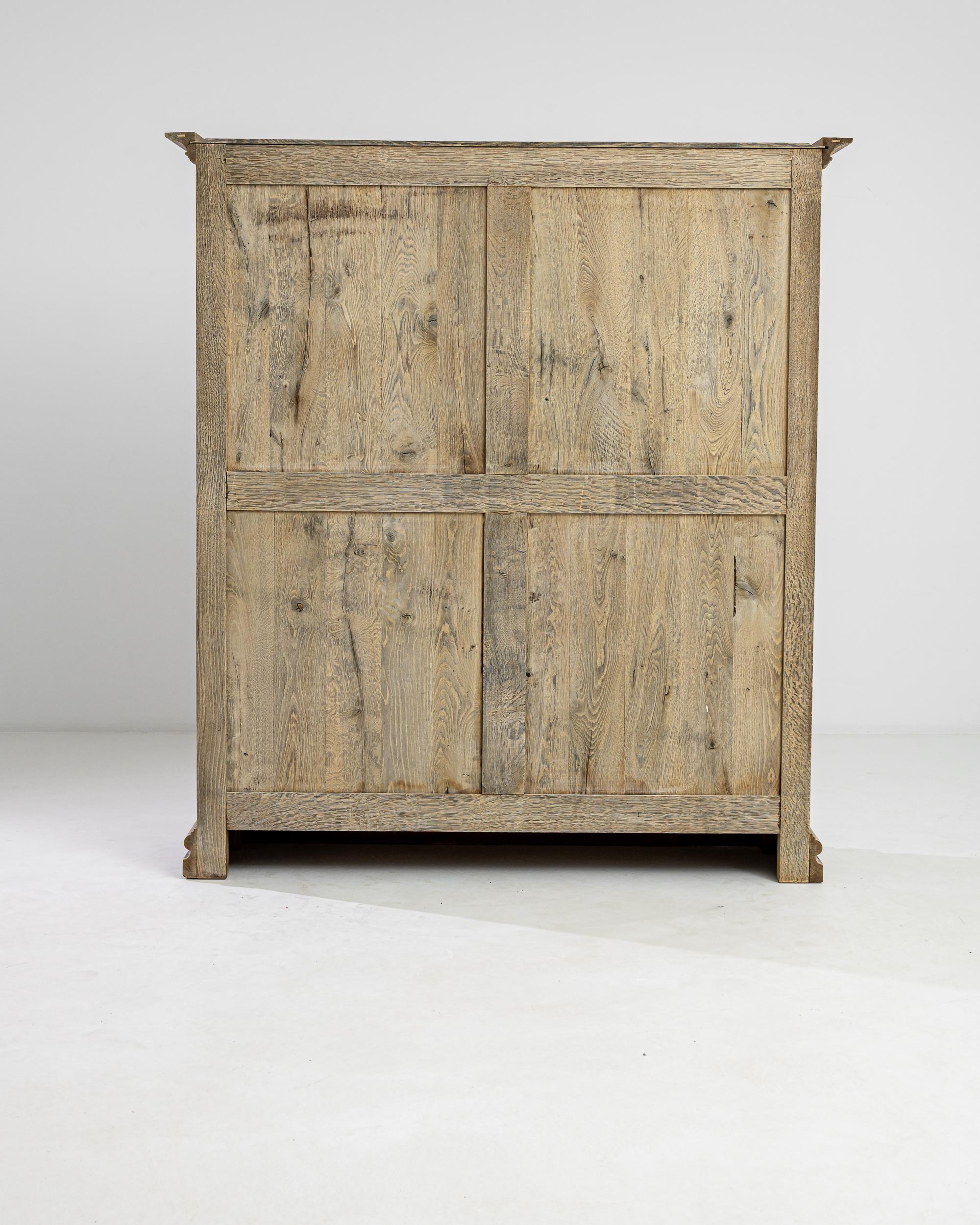 20th Century French Bleached Oak Cabinet 3