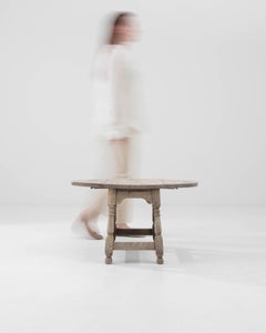 20th Century French Bleached Oak Coffee Table