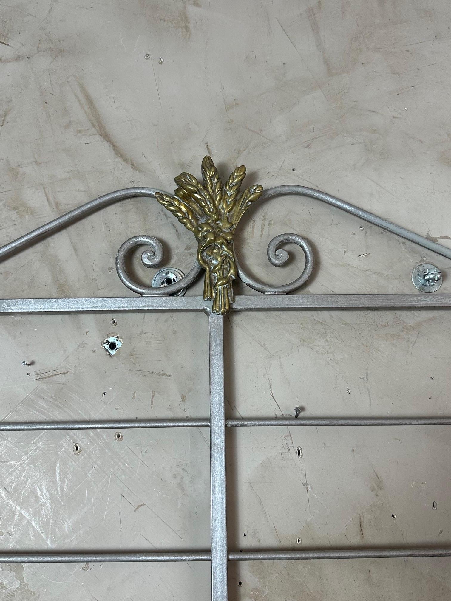 20th century French Brass and Metal Baker's Shelf, 1950s For Sale 9