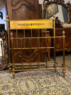20th Century French Brass Bed Frame Parts by Albert Will
