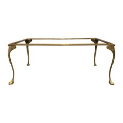 20th Century French Brass Bronze Coffee Table Base