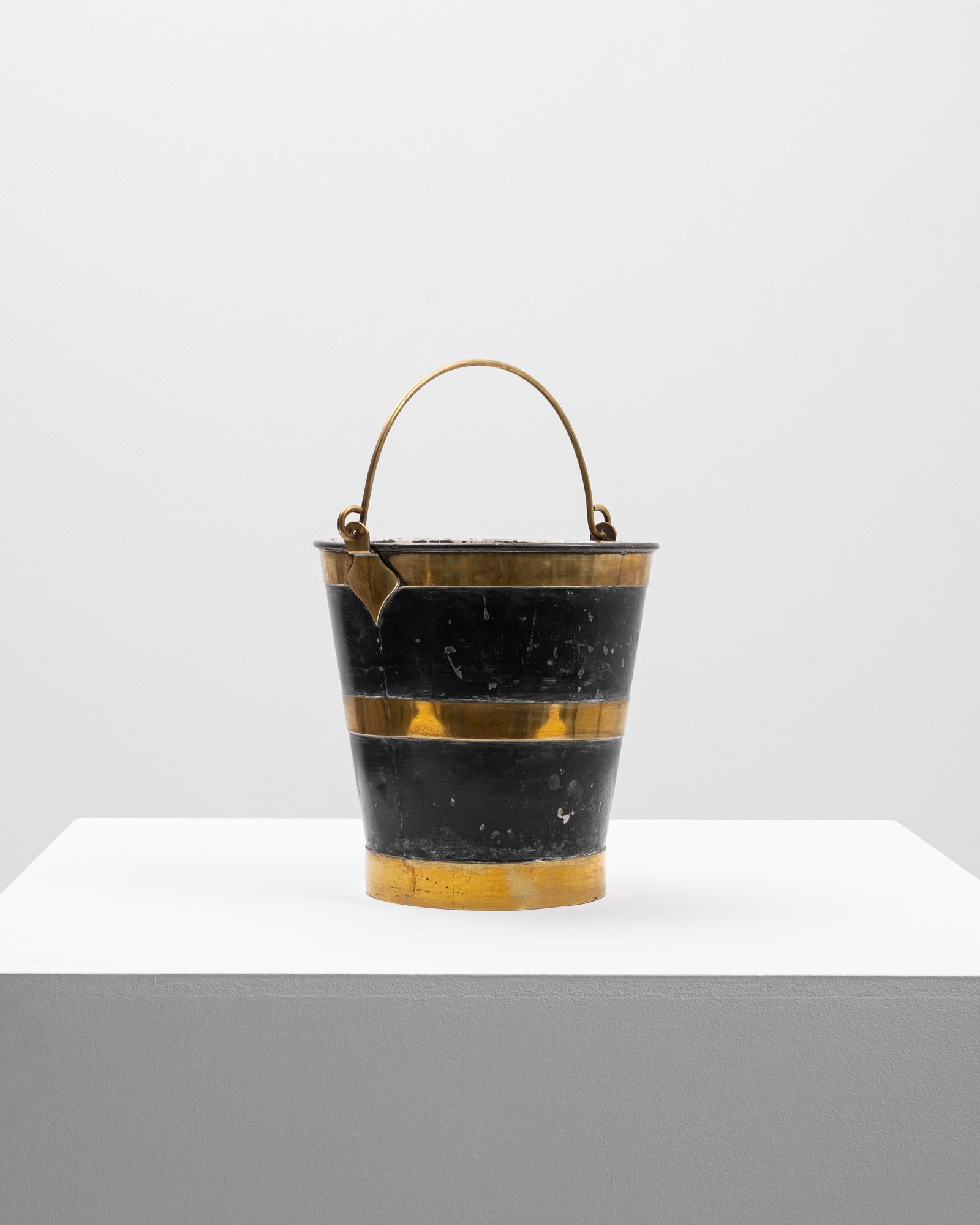 20th Century French Brass Bucket in vendita 1
