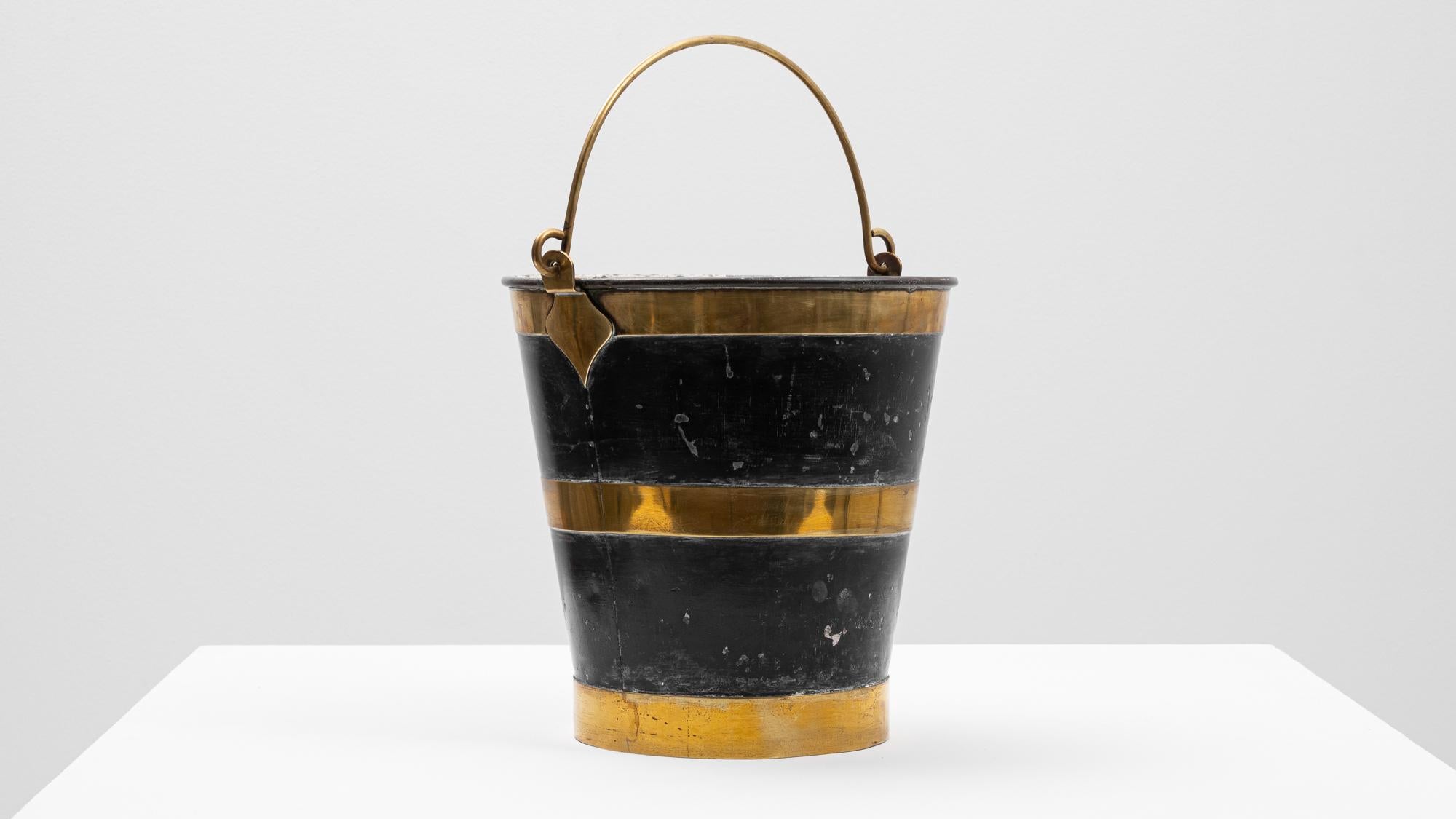 20th Century French Brass Bucket in vendita 3