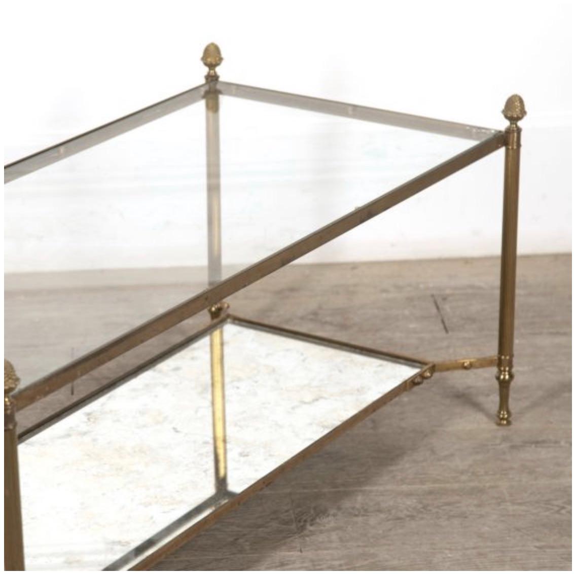 Laiton Table basse en laiton du 20e siècle en vente