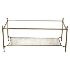 20th Century French Brass Coffee Table