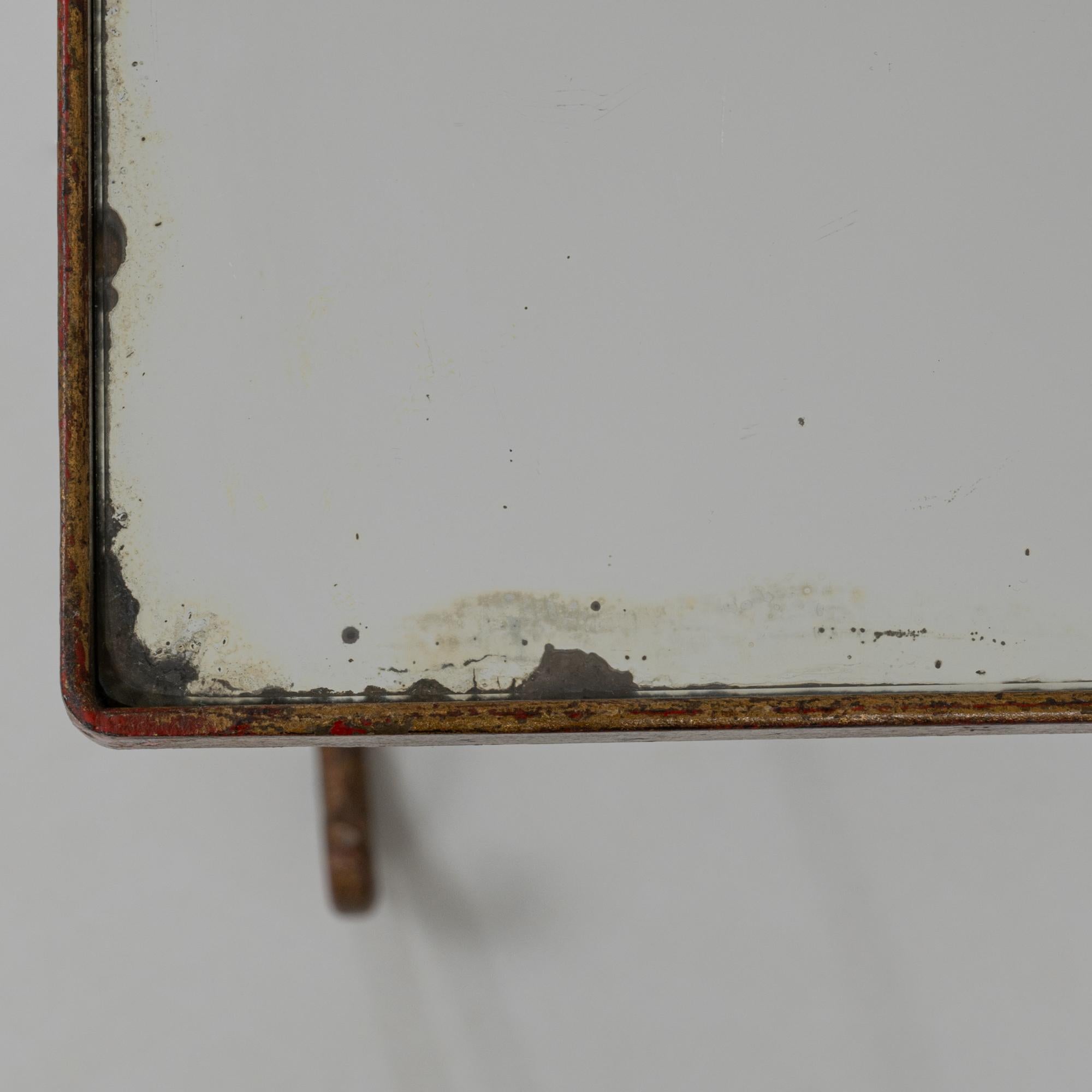 Table basse en laiton du 20e siècle avec plateau en verre en vente 5