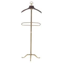 20th Century French Brass Floor Hanger