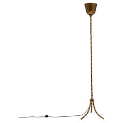 20th Century French Brass Floor Lamp