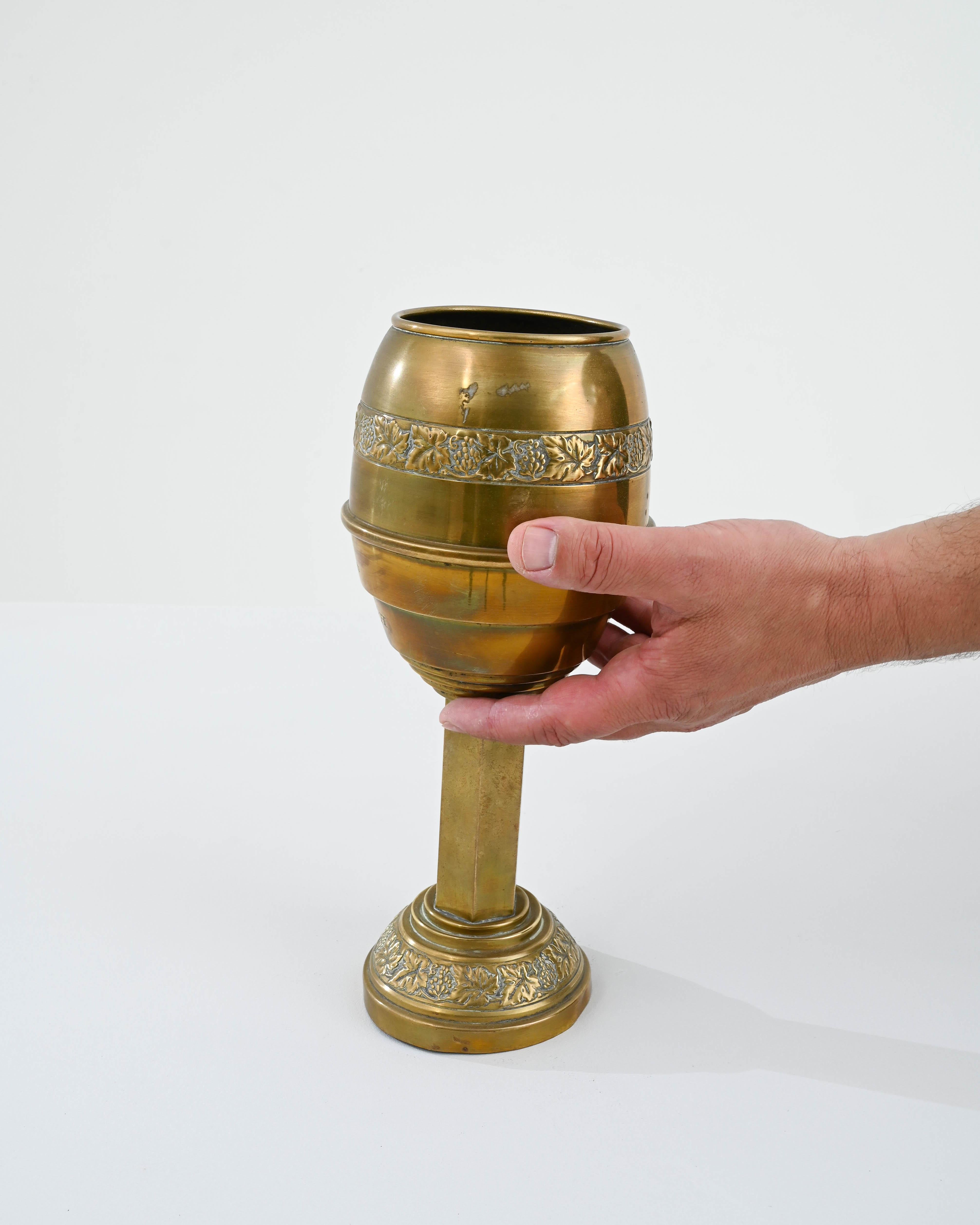 20th Century French Brass Goblet For Sale 1