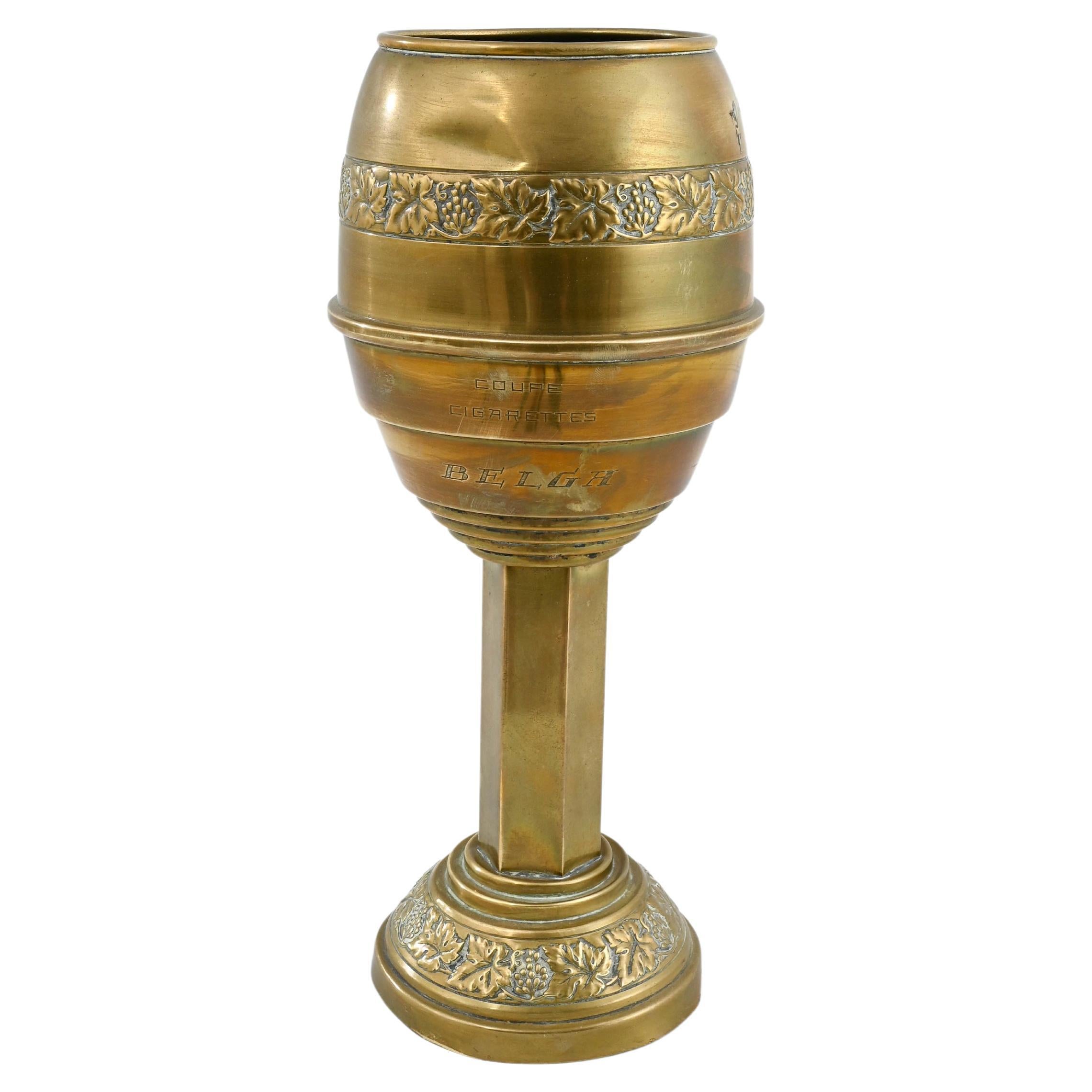 20th Century French Brass Goblet For Sale