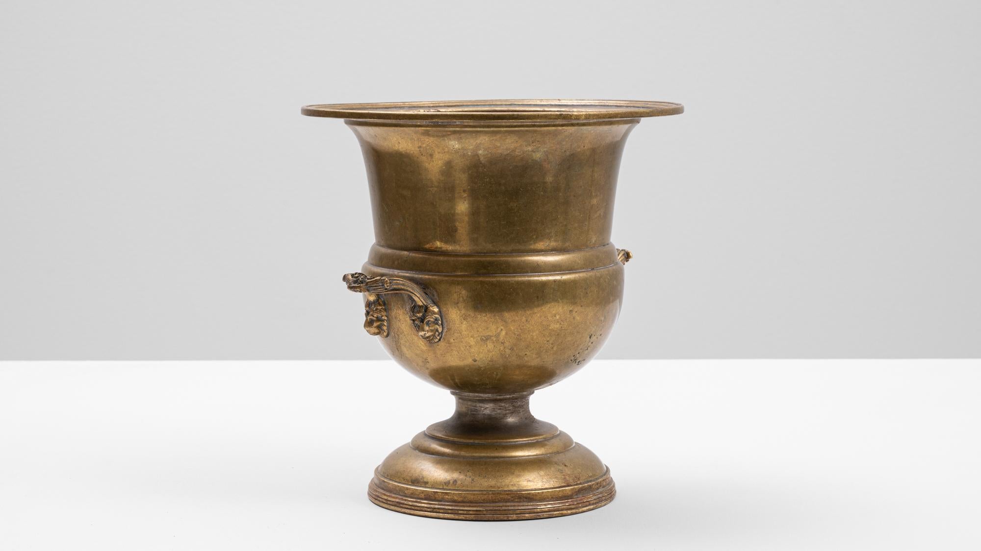 20th Century French Brass Ice Bucket For Sale 4