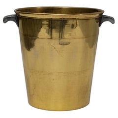 20th Century French Brass Ice Bucket
