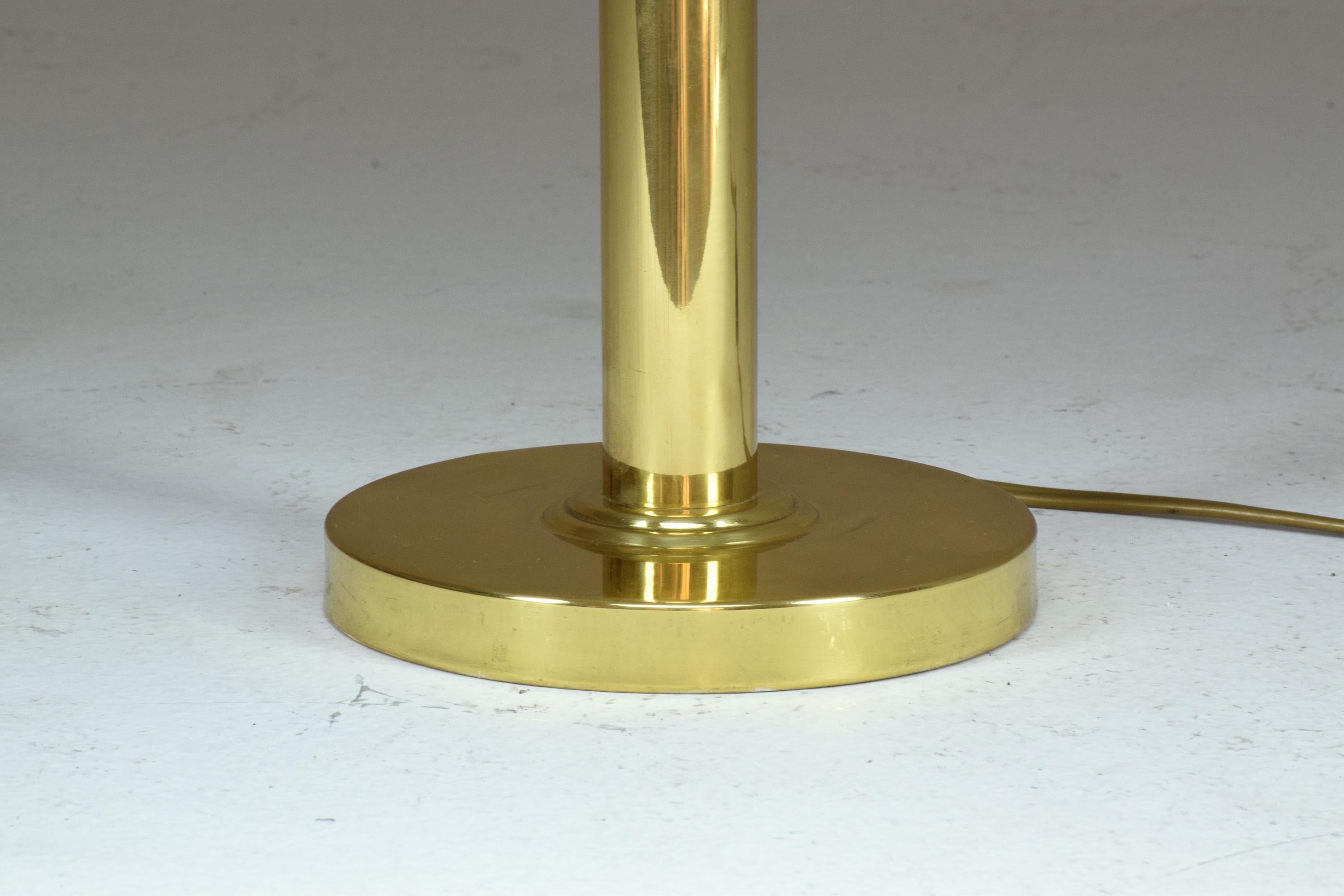 20th Century French Brass Table Lamp In Good Condition In Paris, FR