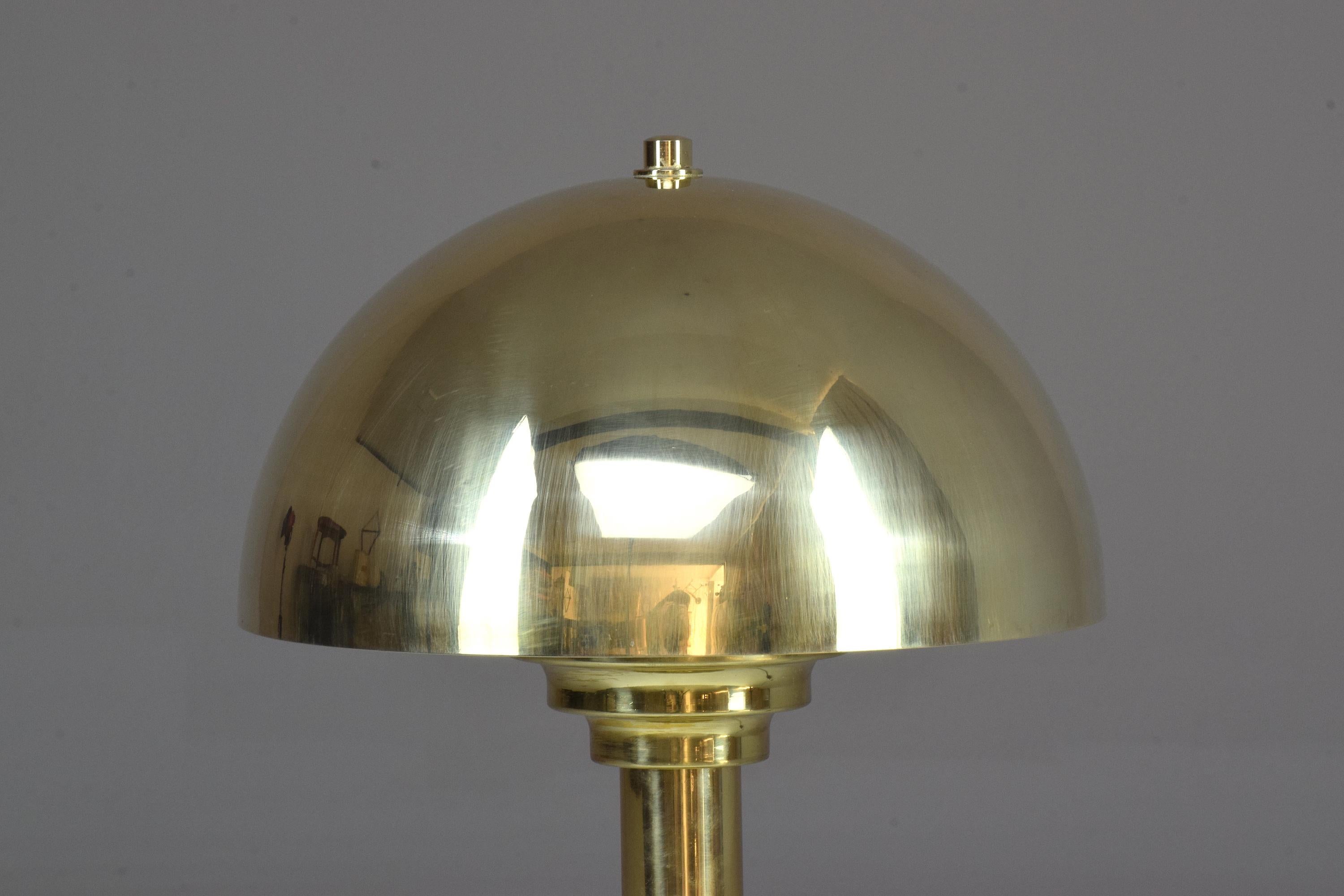 20th Century French Brass Table Lamp 1