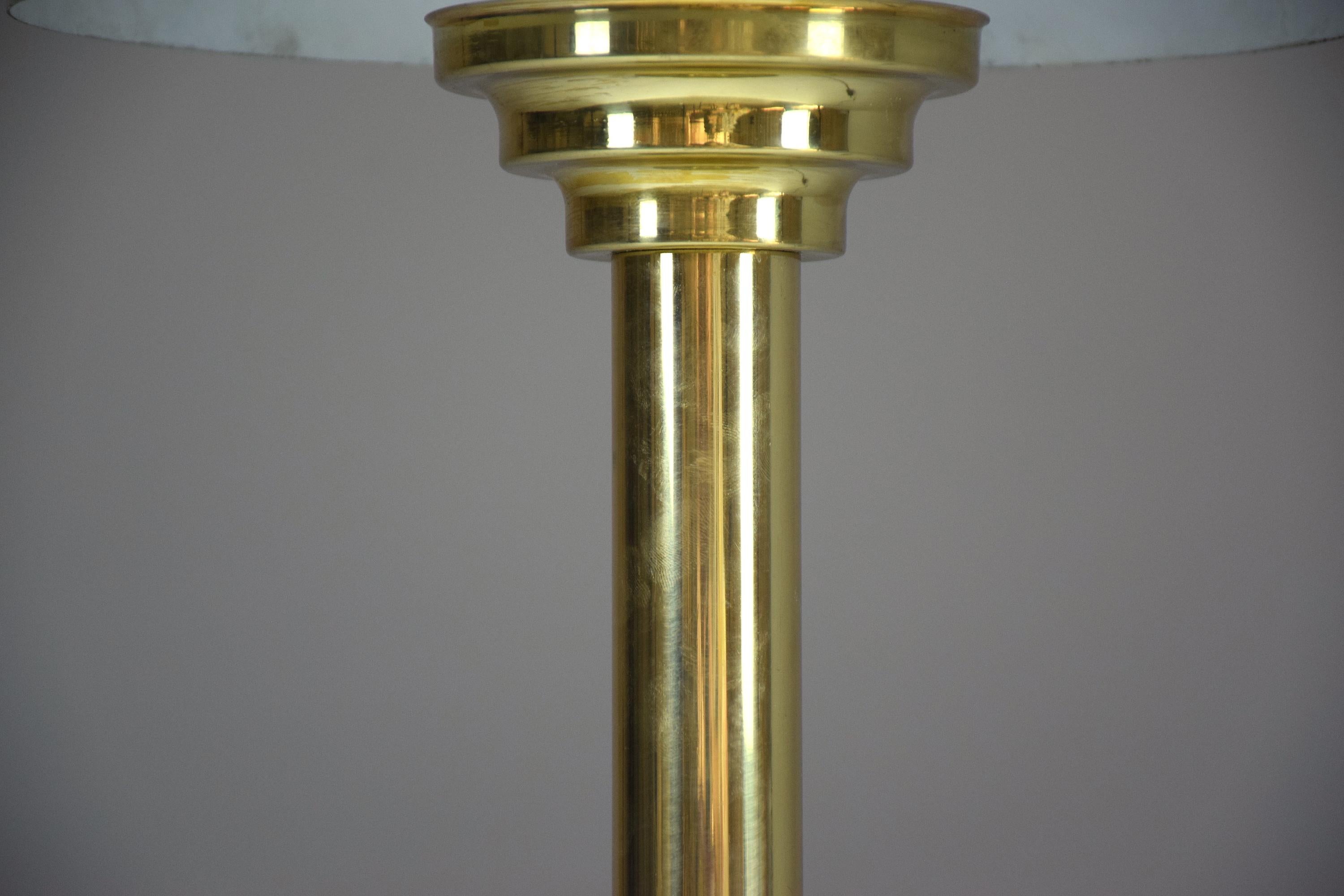 20th Century French Brass Table Lamp 2