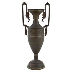 20th Century French Brass Vase