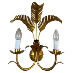 20th century French Brass Wall Light, 1970s