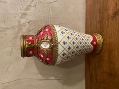 20th Century French Bronze and Sevres Porcelain Vase, 1900s