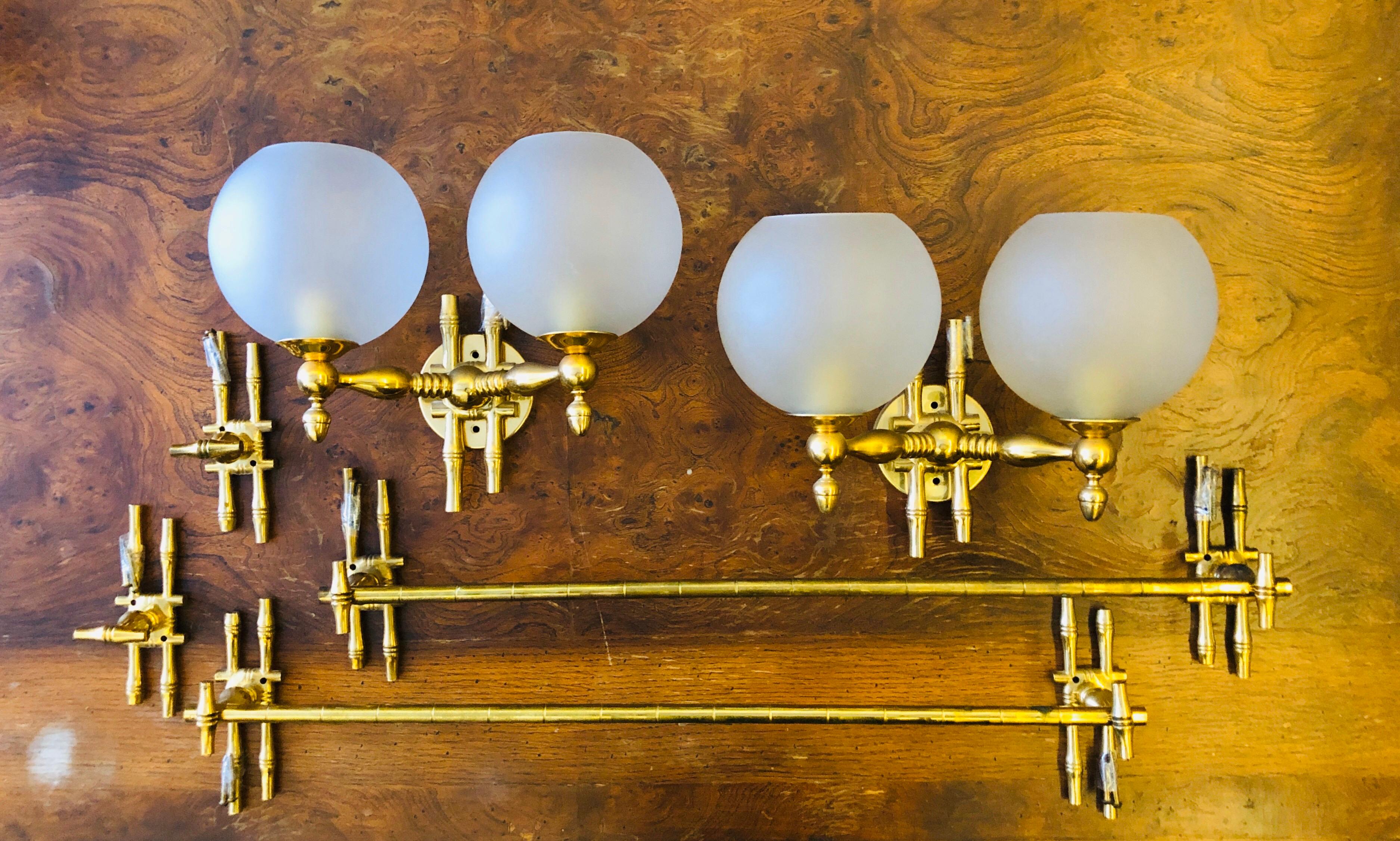 20th Century French Bronze Bathroom Accessories and Sconces 3