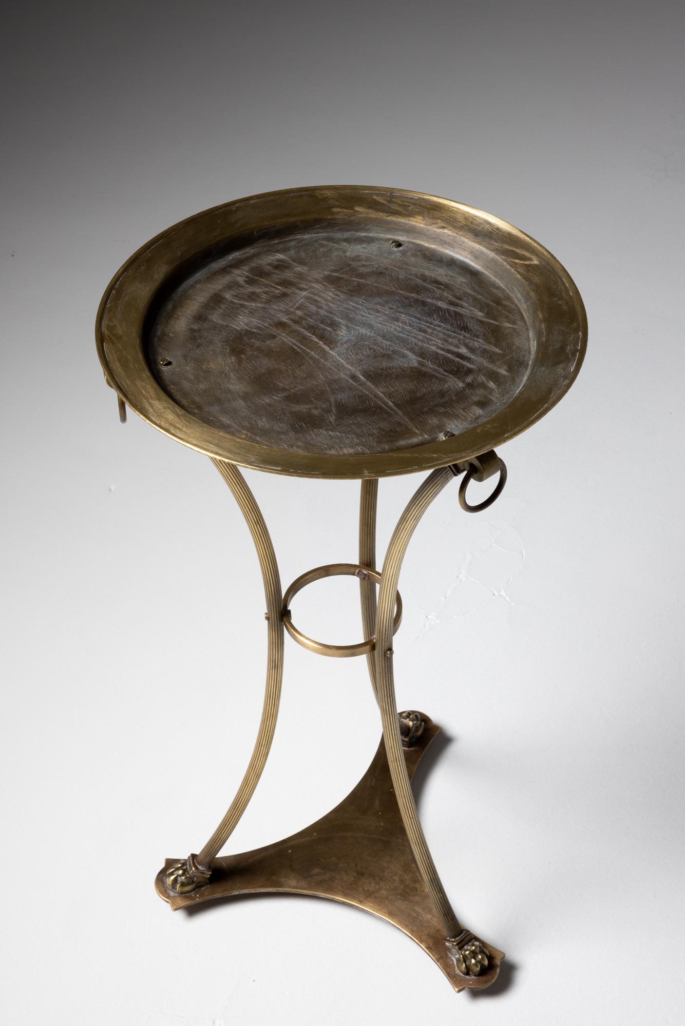 Französisches Bronze-Guéridon aus dem 20. Jahrhundert im klassizistischen Stil im Zustand „Gut“ im Angebot in Lisboa, PT