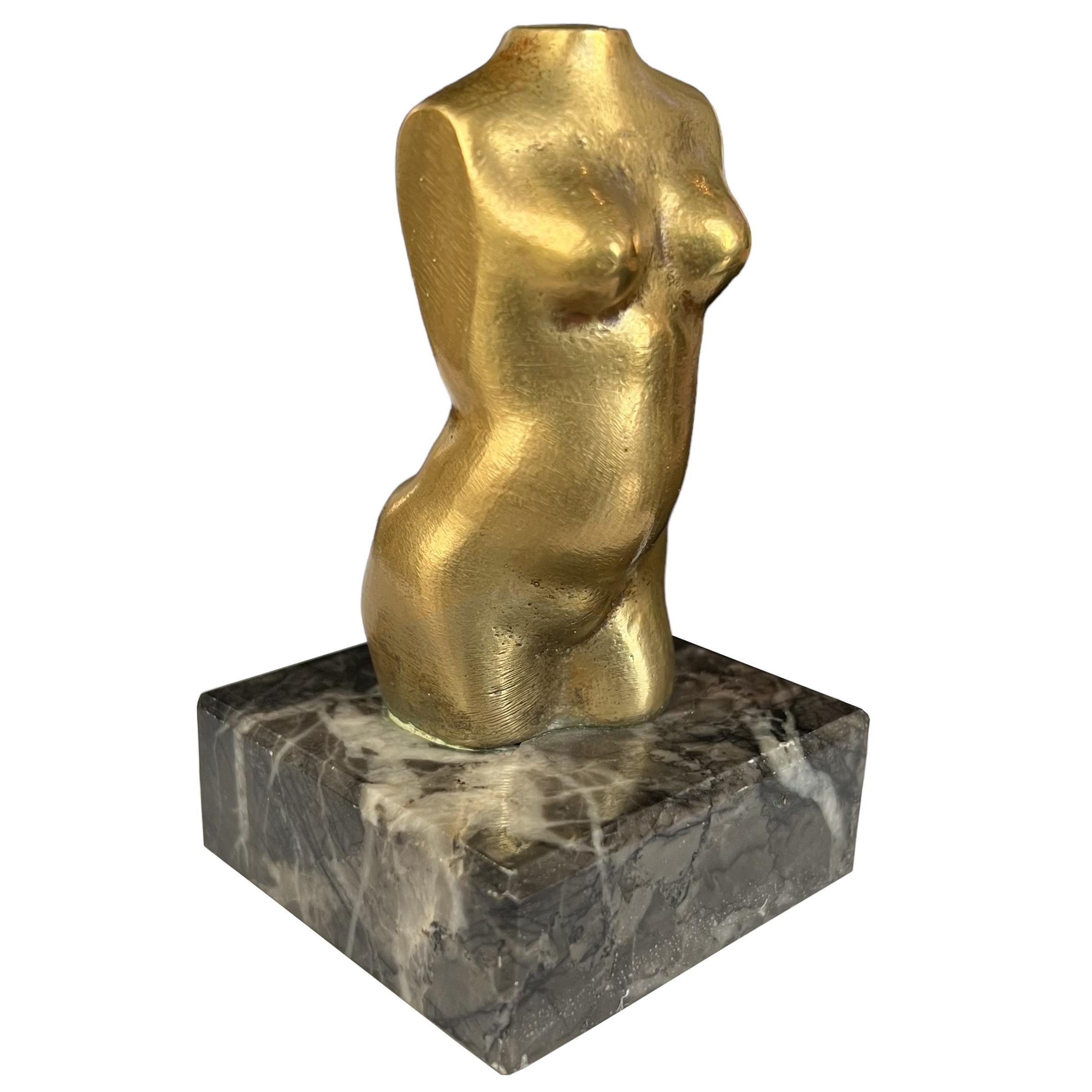 Modern 20th Century French Bronze Venus Sculpture For Sale