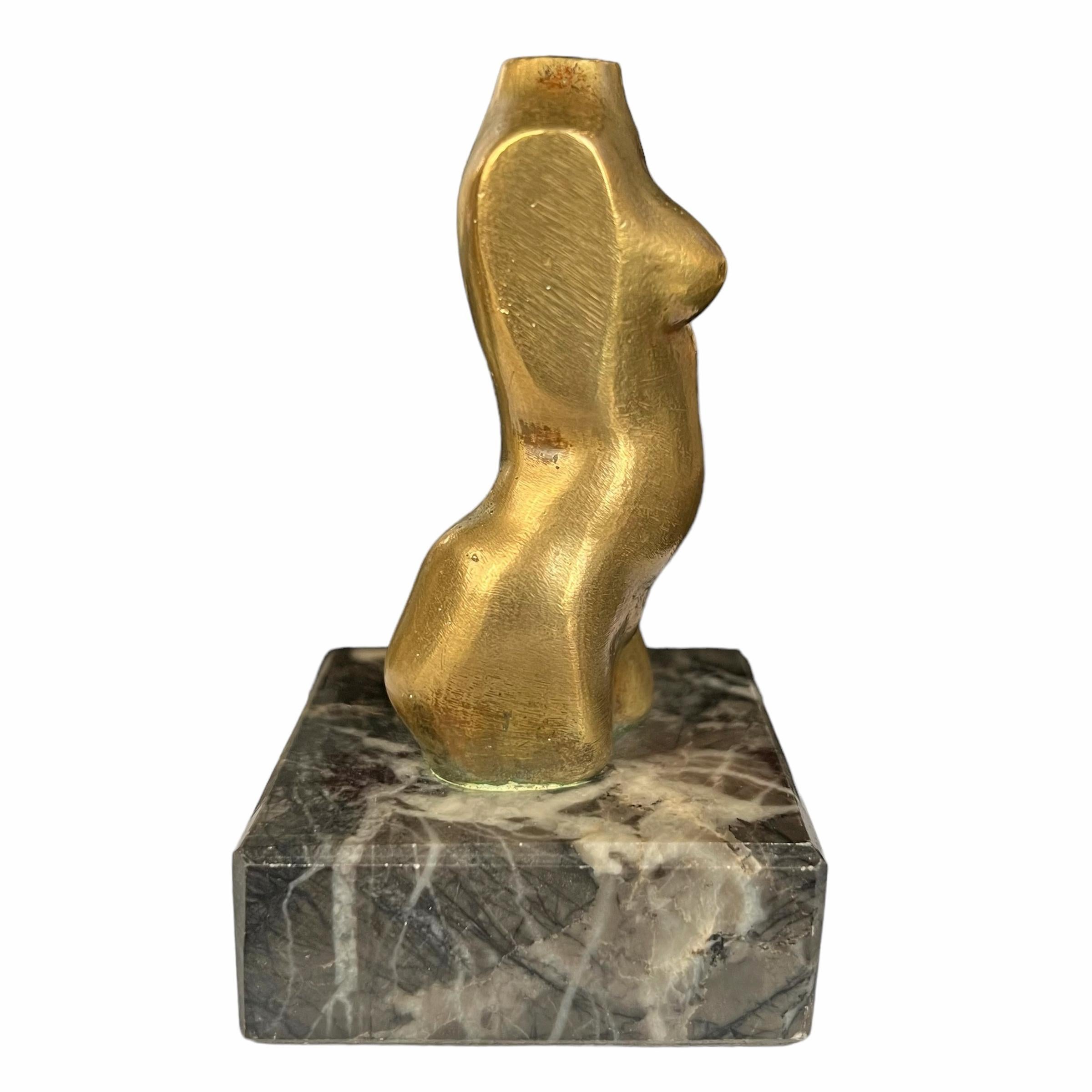 Gilt 20th Century French Bronze Venus Sculpture For Sale