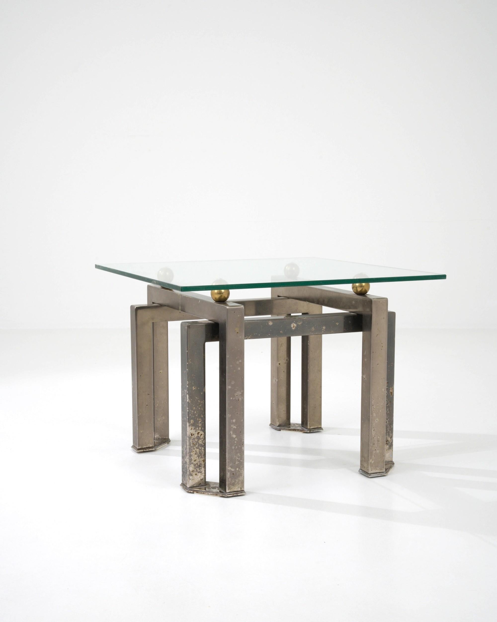 20th Century French Brutalist Coffee Table For Sale 1