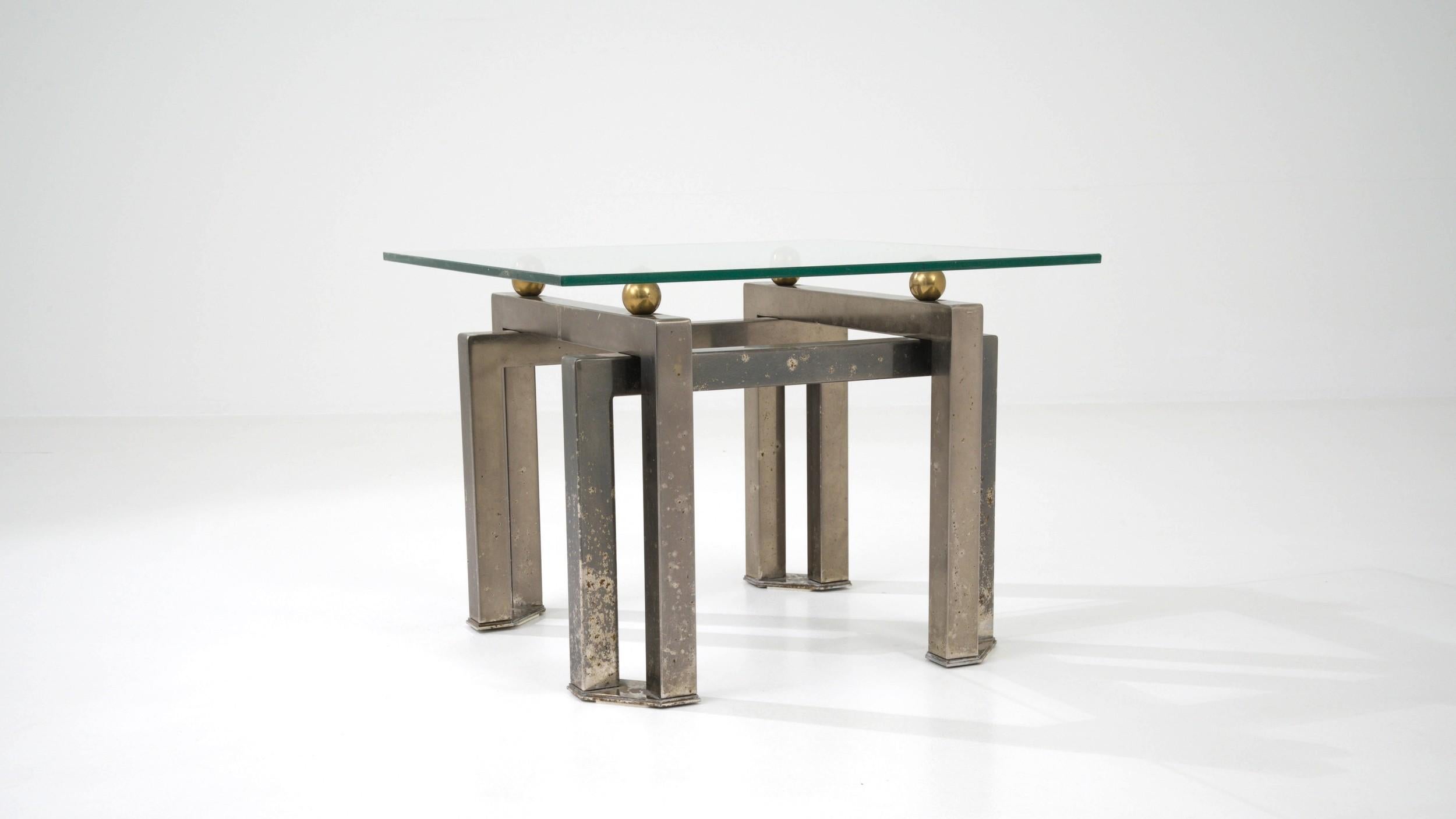 20th Century French Brutalist Coffee Table For Sale 2