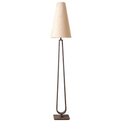 20th century French brutalist floor lamp