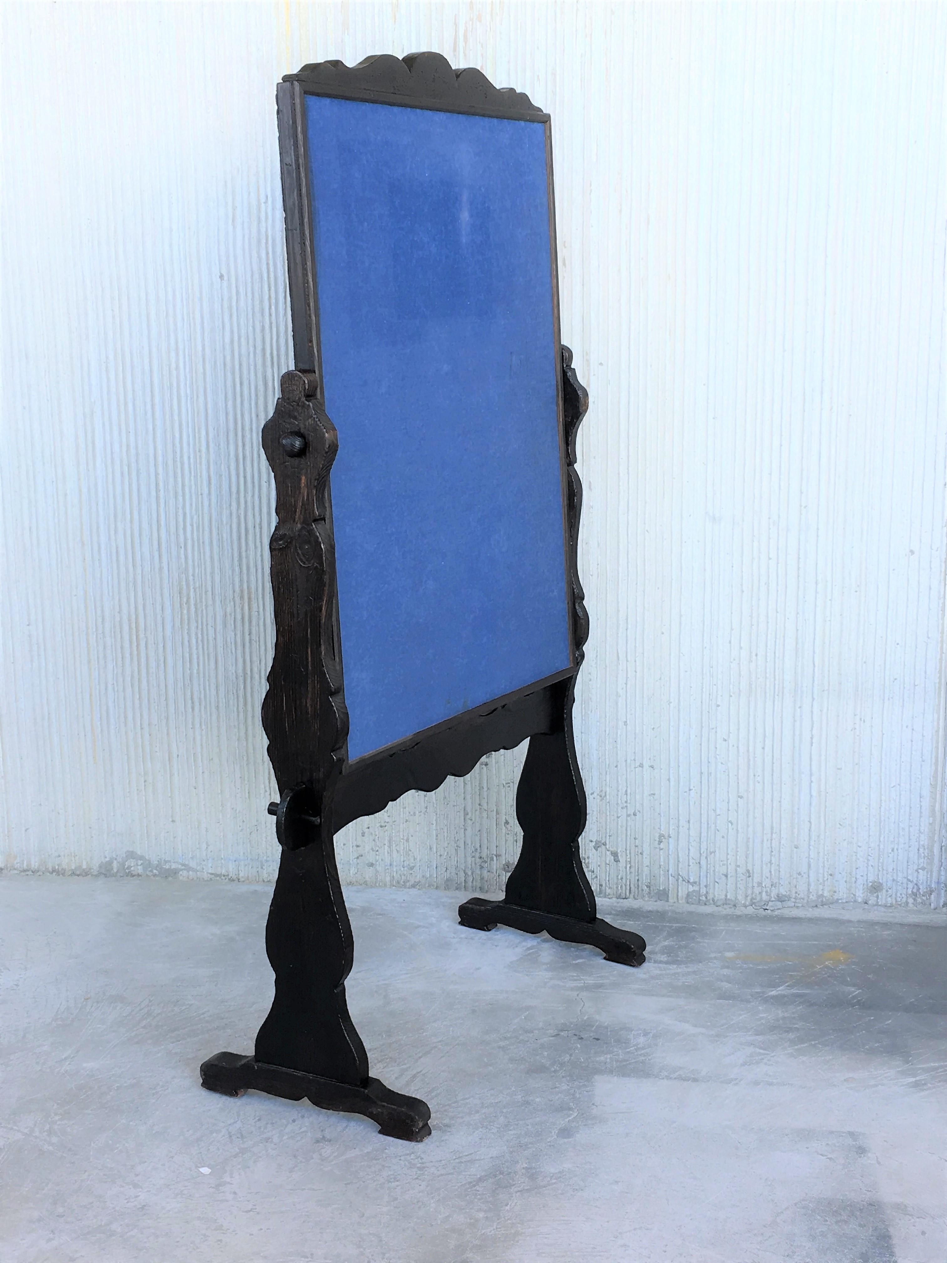 Spanish 20th Century French Bulletin Board with Lyre Legs Style For Sale