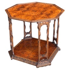 20th Century French Burr Walnut Occasional Table