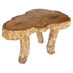 20th Century French Burr Wood Coffee Table