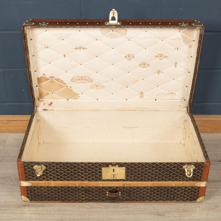 20th Century French Cabin Trunk Trunk By Goyard, c.1900 For Sale 2