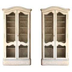 20th Century French Cabinets in Lacquered Wood by Maison Jansen Louis XV Style