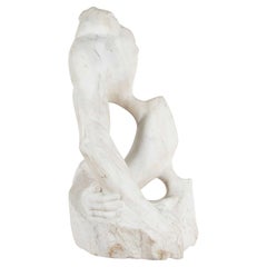 20th Century French Carrera Marble Sculpture
