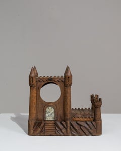 20th Century French Carved Castle Model