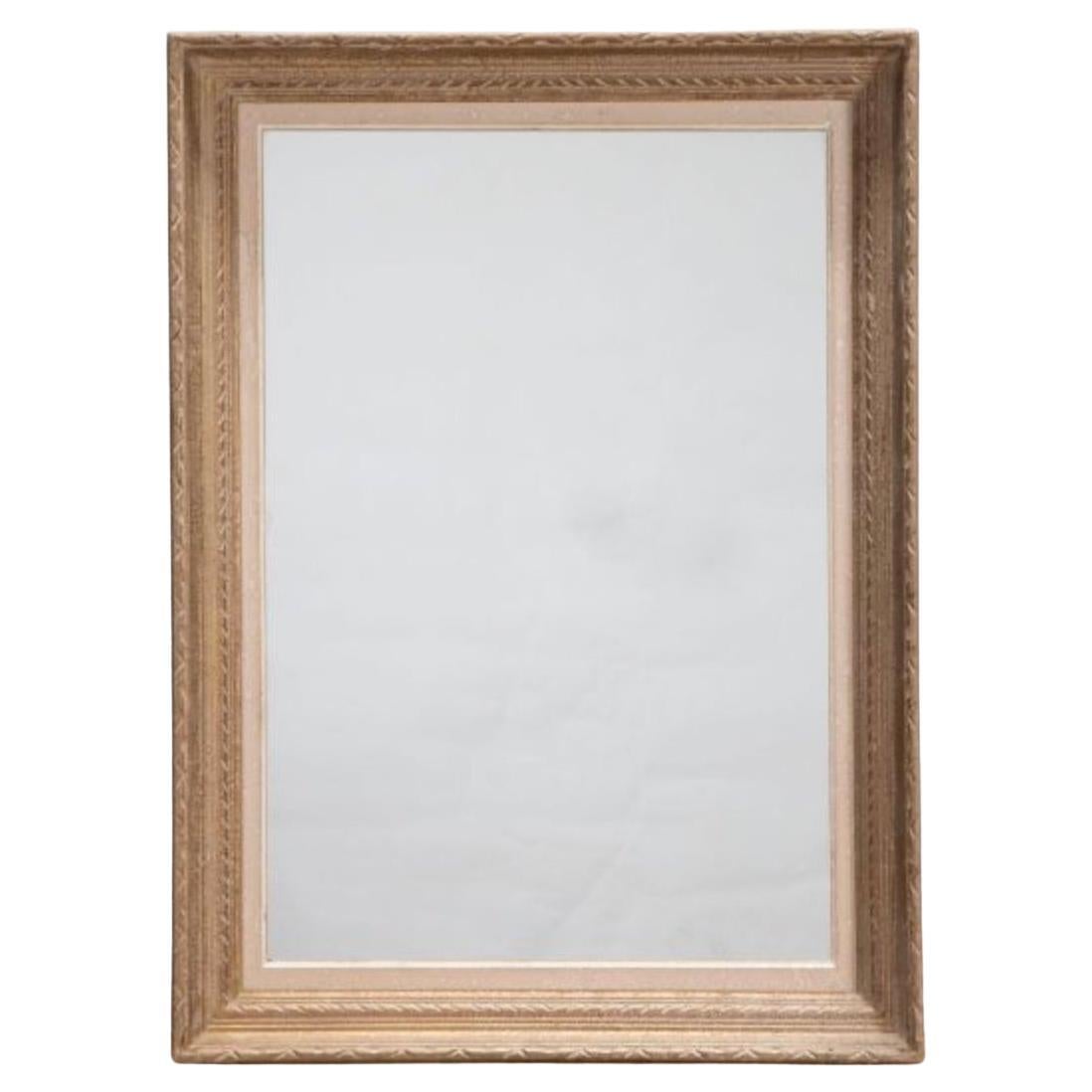 20th Century French Carved Mirror