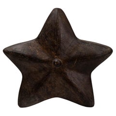 20th Century French Carved Wooden Star Decoration
