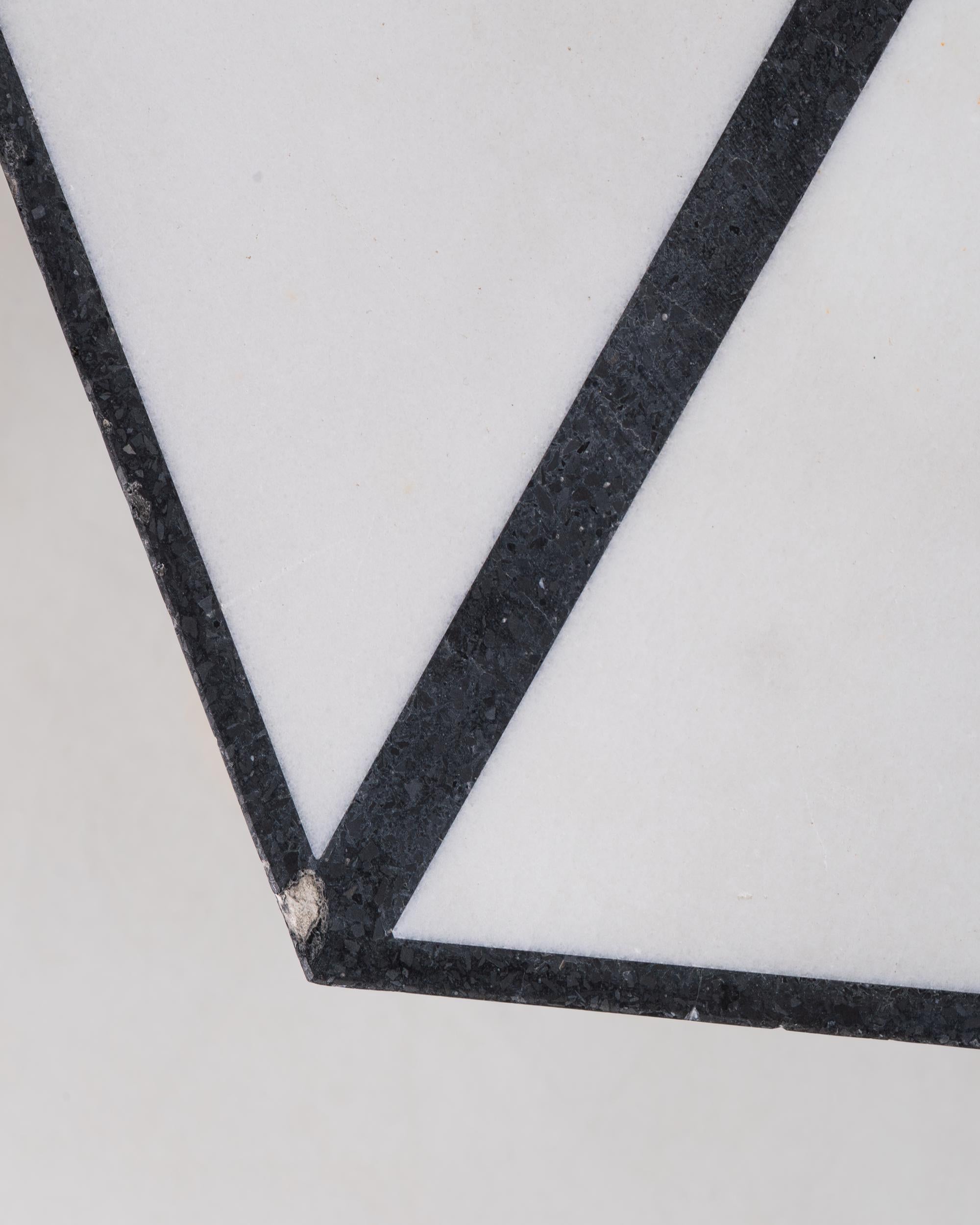 20th Century French Cast Iron Bistro Table With Marble Top For Sale 7