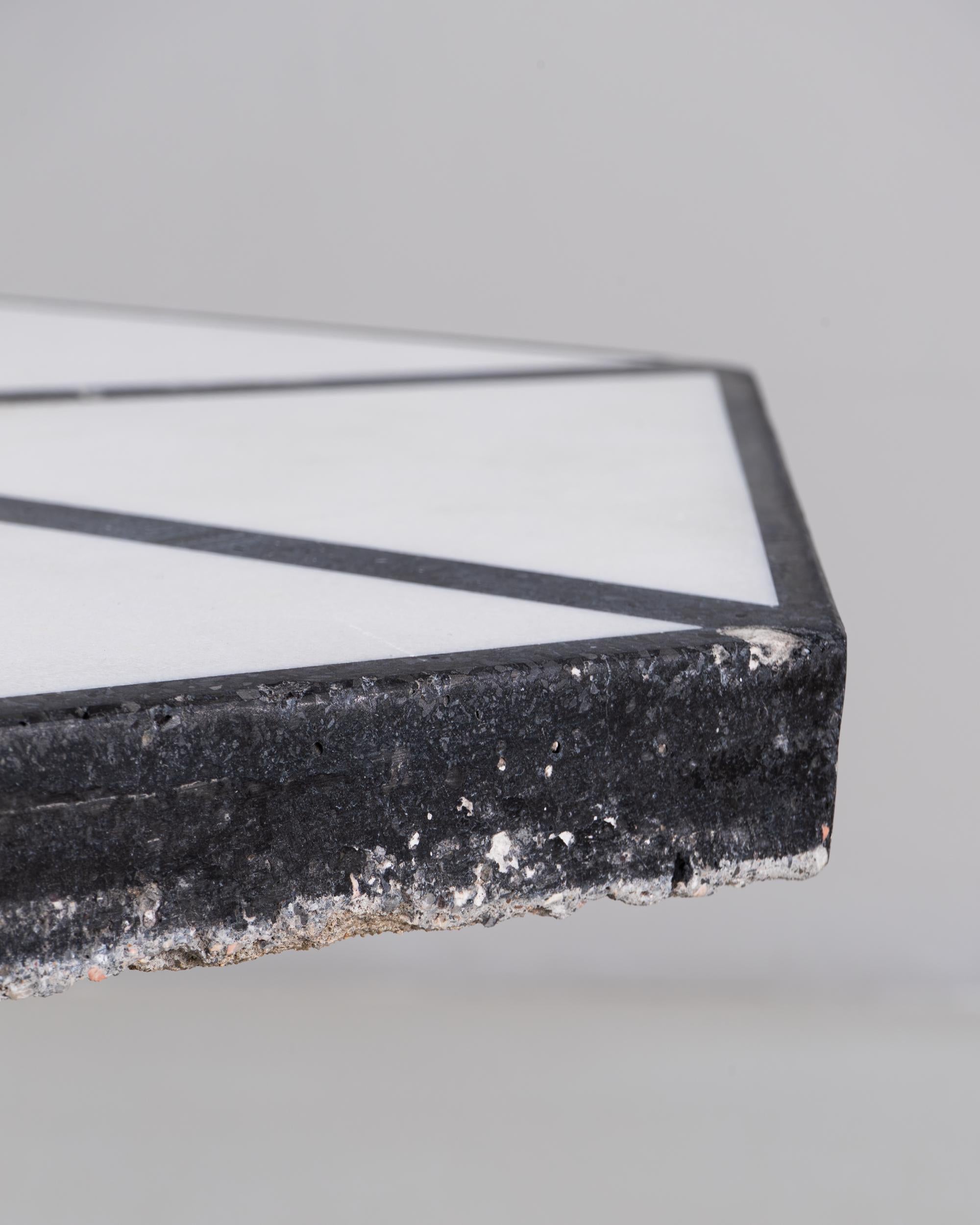 20th Century French Cast Iron Bistro Table With Marble Top For Sale 4