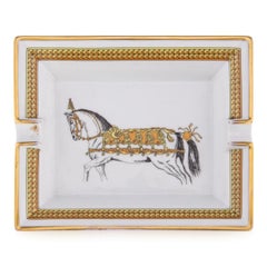 20th Century French Ceramic Ash Tray by Hermes