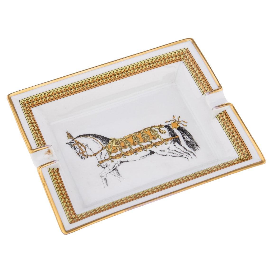 20th Century French Ceramic Ash Tray by Hermes