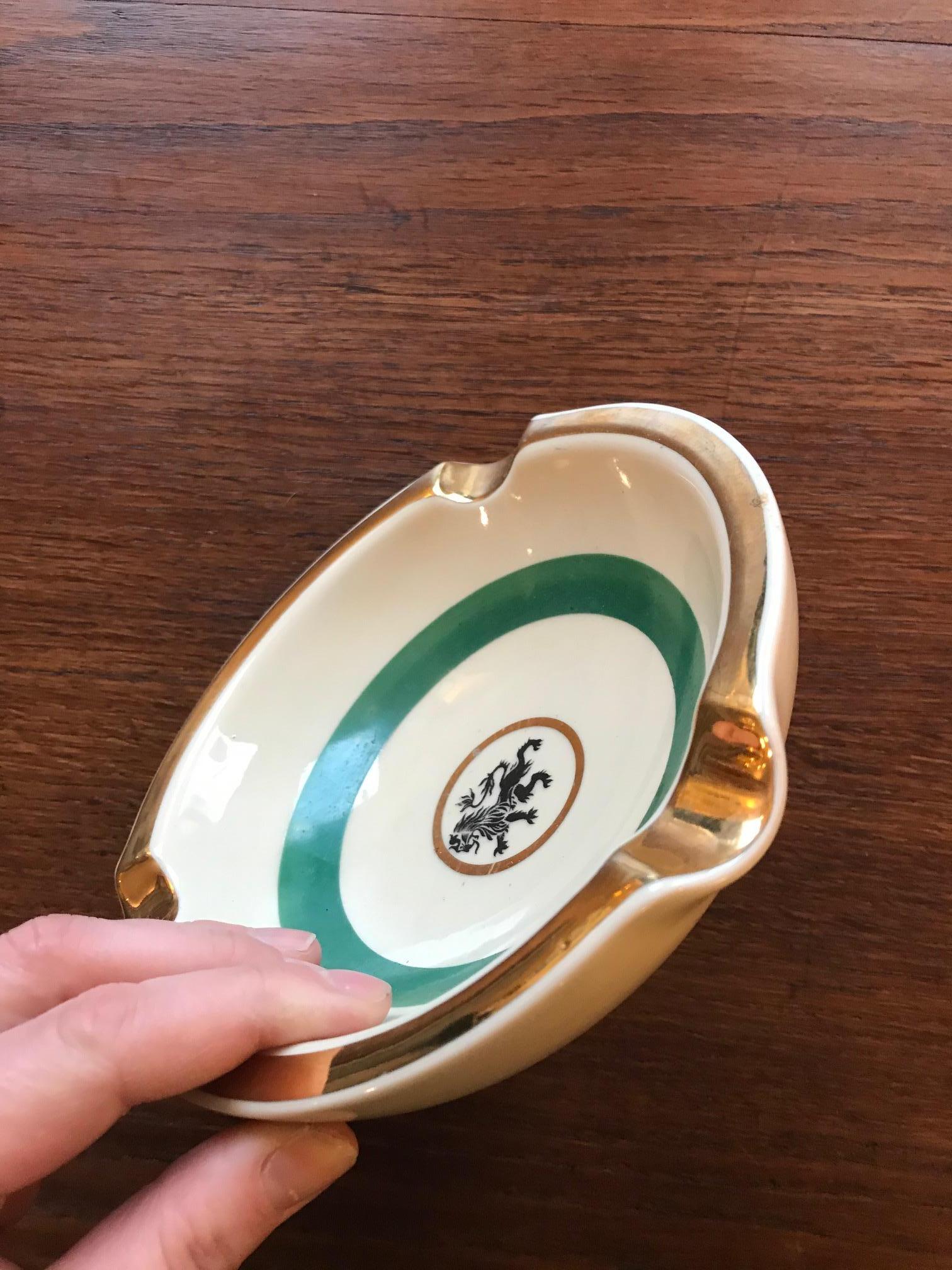 20th Century French Ceramic Ashtray, 1950s For Sale 3